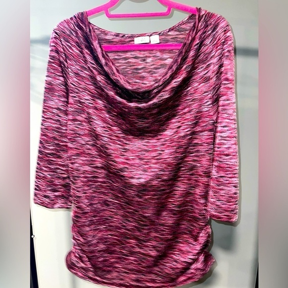 Cato Tops - Cato Women’s Pink Knit Cowl Neck Top